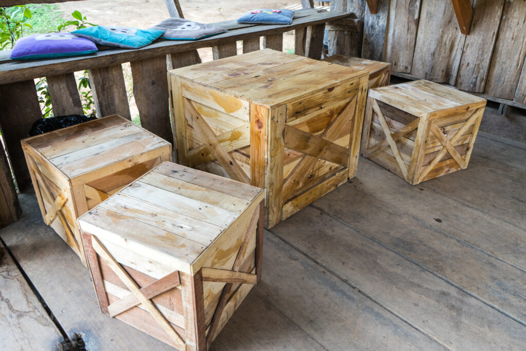 DIY Furniture from woodbox