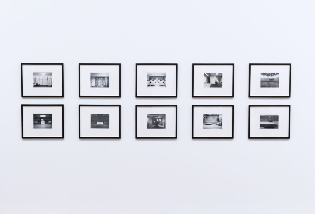 Frames on white background