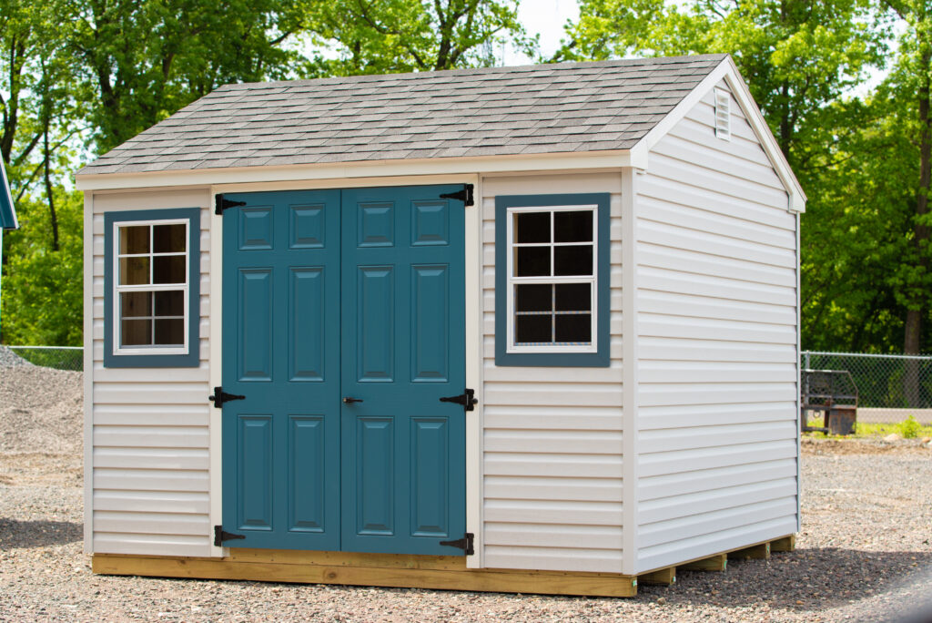 storage shed wooden door window