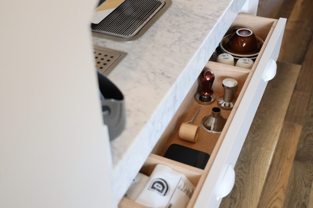 Coffee Accessories Drawer — Home Barista