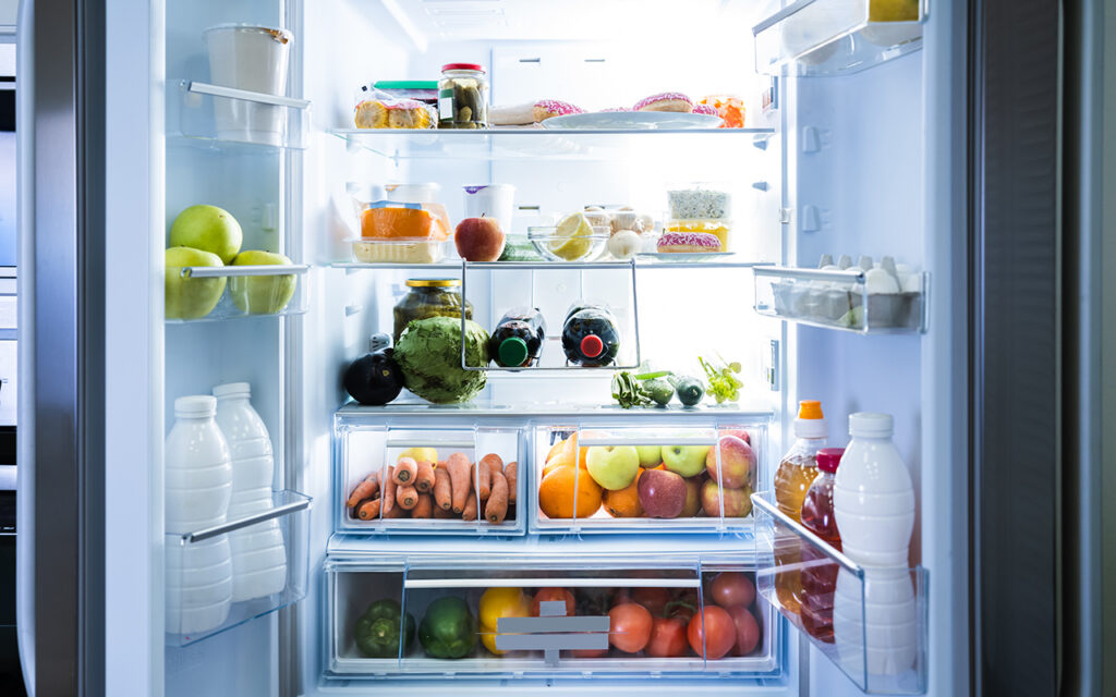 Fridge interior 