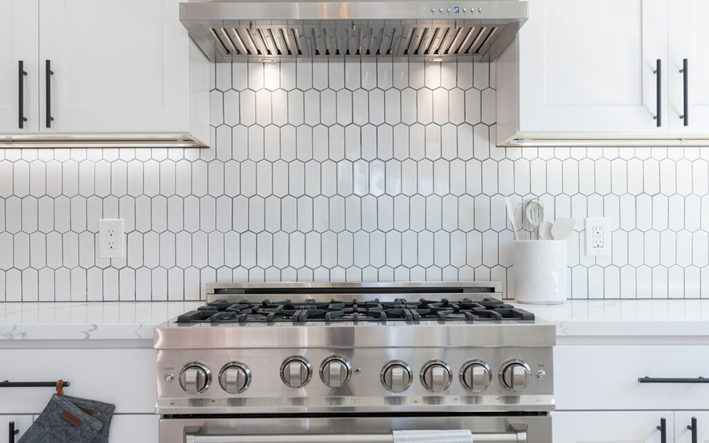 Tile backsplash 