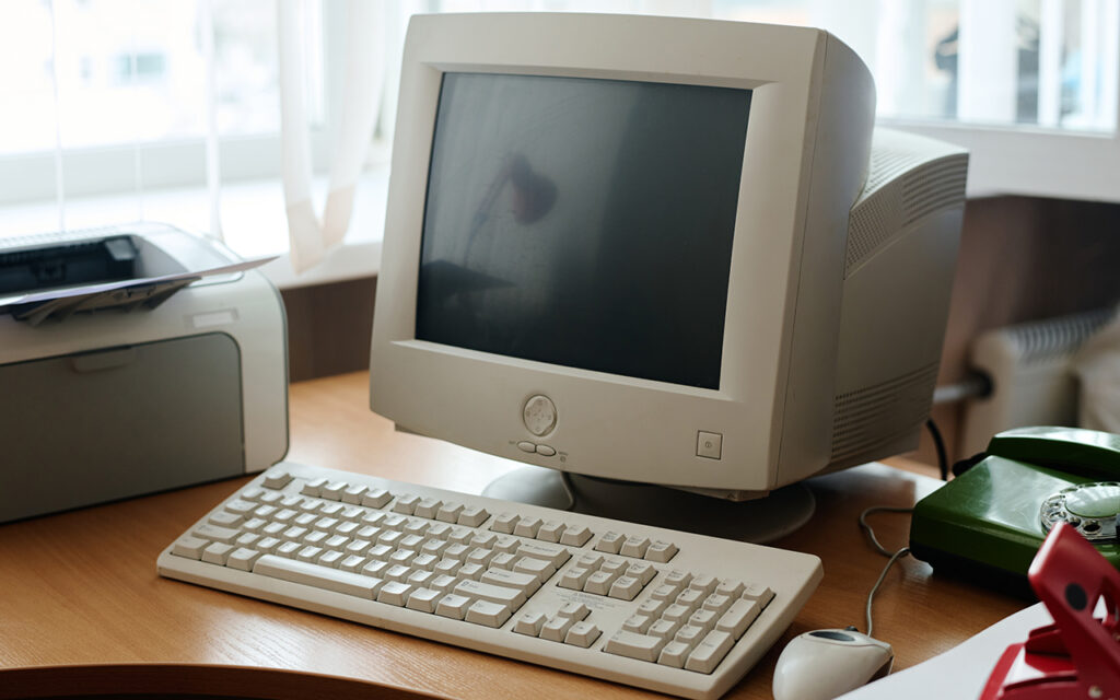 Old desktop computer