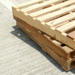 wooden shipping pallet