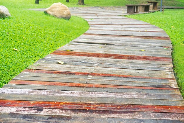 Wooden Plank Paths