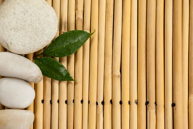 Bamboo bath mat