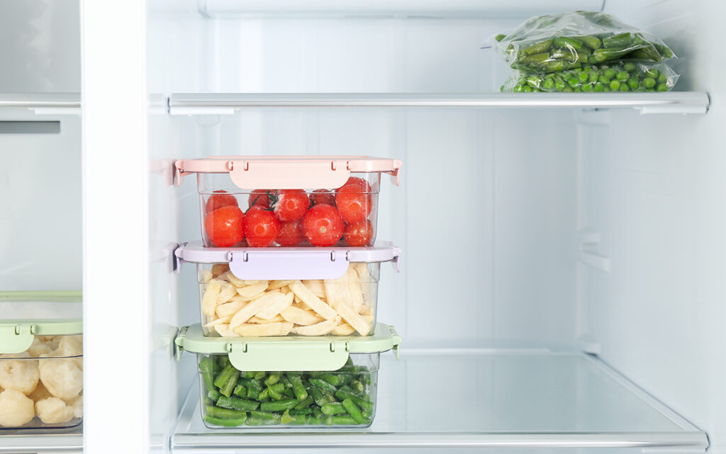 Organized fridge