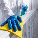 Cleaning banister