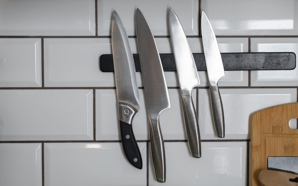 Magnetic knife holder