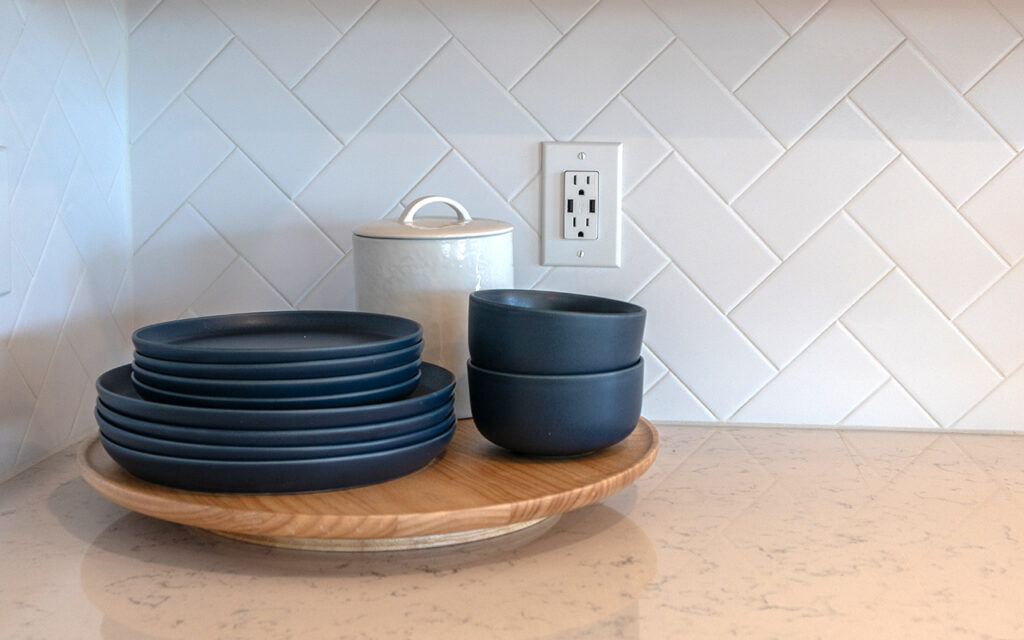 Lazy Susan in kitchen