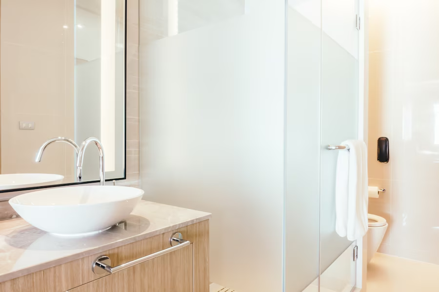 Glass shower doors