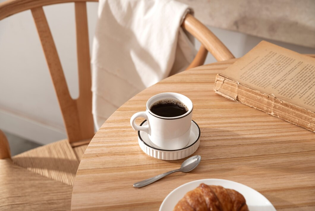 Wooden coffee table