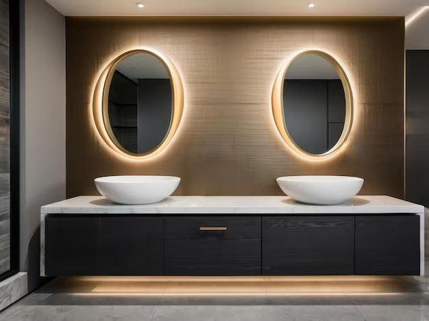 Bathroom vanity mirrors