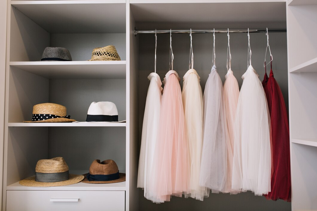 Clean and organized closet